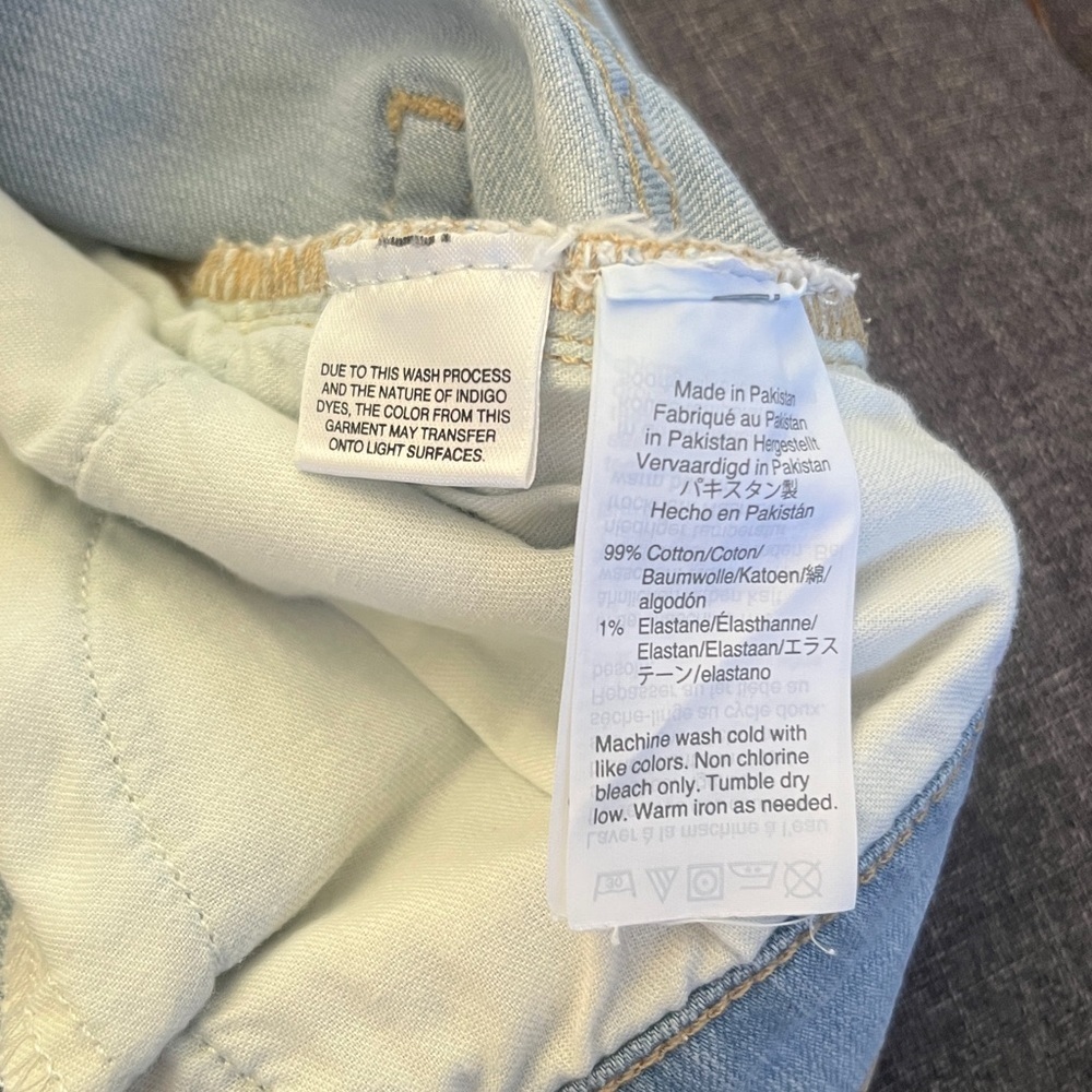 J Crew Light Blue Women's Denim cut off Shorts. Size 28 - Picture 3 of 4